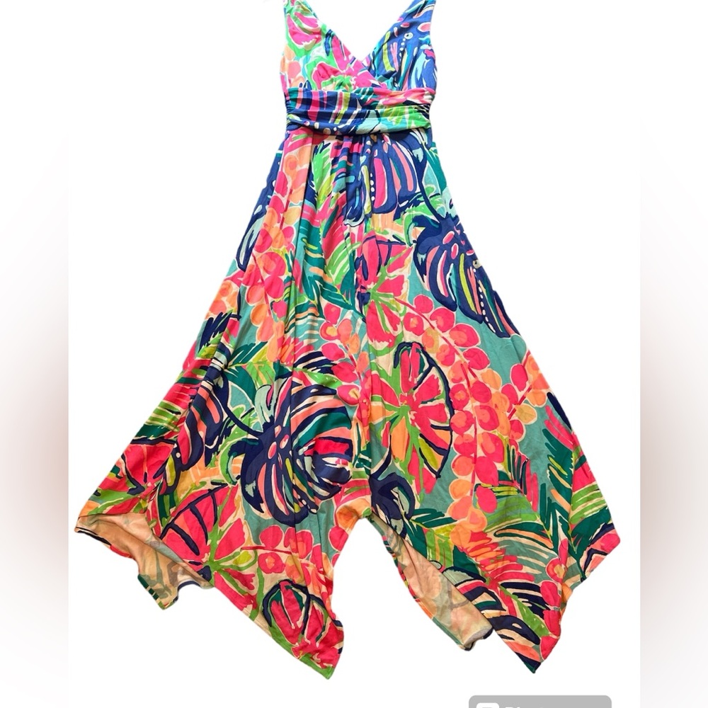 Lilly Pulitzer Sloane Midi Asymmetrical Dress‎ - Picture 7 of 9